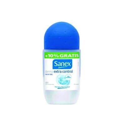 Sanex Dermo+ Extra Control Roll-On anti-transpirant deodorant 72 uur (50 ml) – effectieve bescherming tegen zweet en slechte geuren – dermatologisch getest – bevat 0% alcohol Sanex Dermo+ Extra Control Roll-On anti-transpirant deodorant 72 uur (50 ml) – effectieve bescherming tegen zweet en slechte geuren – dermatologisch getest – bevat 0% alcohol