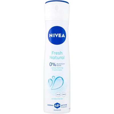 NIVEA Fresh Natural Deodorant Spray 150 ml anti-transpirant voor een fris huidgevoel, aluminiumvrije deodorant met zee-extracten NIVEA Fresh Natural Deodorant Spray 150 ml anti-transpirant voor een fris huidgevoel, aluminiumvrije deodorant met zee-extracten