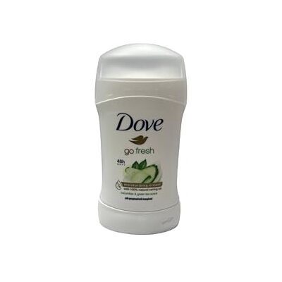 Dove 5 x Deodorant Go Fresh Komkommer en Groene Thee 0% Anti-Ademend Alcohol 5 Deodorantstick van 30 ml Dove 5 x Deodorant Go Fresh Komkommer en Groene Thee 0% Anti-Ademend Alcohol 5 Deodorantstick van 30 ml