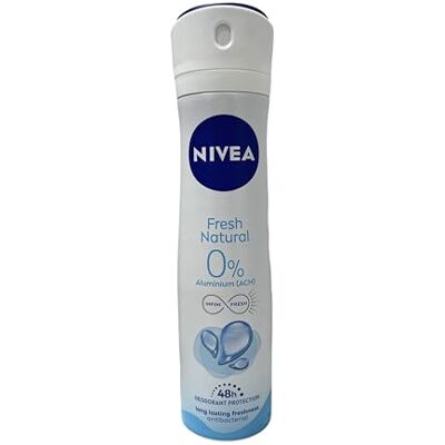 NIVEA Fresh Natural 6 stuks (6 x 150 ml) deodorant voor dames, frisse geur, zonder aluminium, voor vrouwelijke verzorging NIVEA Fresh Natural 6 stuks (6 x 150 ml) deodorant voor dames, frisse geur, zonder aluminium, voor vrouwelijke verzorging