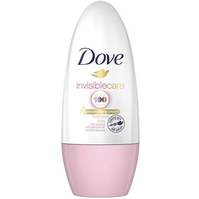 Dove Women Invisible Care Anti-transpirant balpen, 50 ml, wit, 6 stuks Dove Women Invisible Care Anti-transpirant balpen, 50 ml, wit, 6 stuks