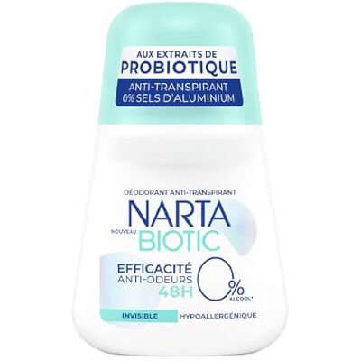 Narta Deodorant Biotic Invisible Ball 50 ml Narta Deodorant Biotic Invisible Ball 50 ml