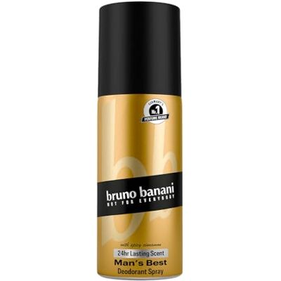 Bruno Banani Fragrance Man's Best Body Deodorant Spray Oosterse Sensuele geur voor mannen, 24 uur houdbaar, 150 ml Bruno Banani Fragrance Man's Best Body Deodorant Spray Oosterse Sensuele geur voor mannen, 24 uur houdbaar, 150 ml