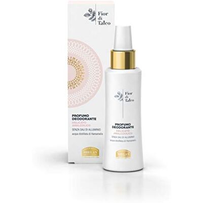 Helan , Fleur de Talc, Deodorantgeur voor dames, deodorantspray – zonder alcohol, zacht voor de huid – deodorant met dermozuiverende werking, voorkomt brandwonden en irritaties – 100 ml Helan , Fleur de Talc, Deodorantgeur voor dames, deodorantspray – zonder alcohol, zacht voor de huid – deodorant met dermozuiverende werking, voorkomt brandwonden en irritaties – 100 ml