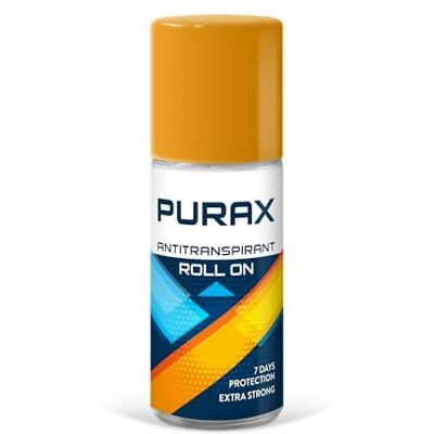 PURAX Roll-On "Extra Strong" anti-transpirant 50 ml 7 dagen bescherming PURAX Roll-On "Extra Strong" anti-transpirant 50 ml 7 dagen bescherming
