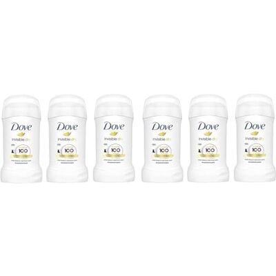 Dove Deodorant Stick Invisible Dry 48H 40 ml (6) Dove Deodorant Stick Invisible Dry 48H 40 ml (6)