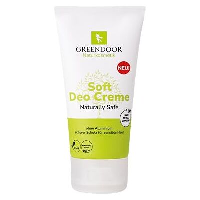 GREENDOOR Soft Deodorant Cream Tube 50 ml zonder aluminium, smelt niet, effectief tegen zweetgeuren, houdt 20 weken, natuurlijk veganistisch, uniseks, verzorgt de oksels GREENDOOR Soft Deodorant Cream Tube 50 ml zonder aluminium, smelt niet, effectief tegen zweetgeuren, houdt 20 weken, natuurlijk veganistisch, uniseks, verzorgt de oksels