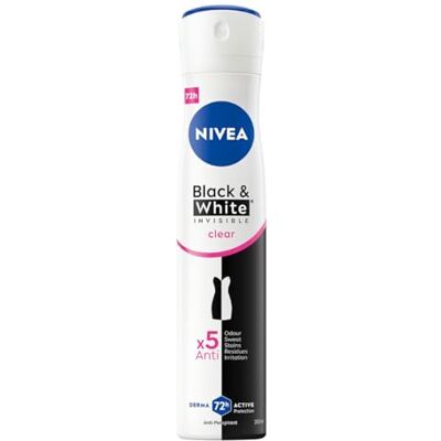 NIVEA Balck & White Invisible Deodorant 200 ml NIVEA Balck & White Invisible Deodorant 200 ml