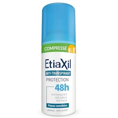 Etiaxil Antitranspirant Matig zweten Oksels COMPRESS Gevoelige huid 100 ml Etiaxil Antitranspirant Matig zweten Oksels COMPRESS Gevoelige huid 100 ml