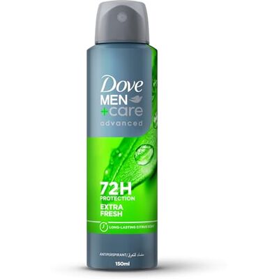 DOVE MEN + CARE Dove Extra Fresh Spray voor heren, 150 ml DOVE MEN + CARE Dove Extra Fresh Spray voor heren, 150 ml