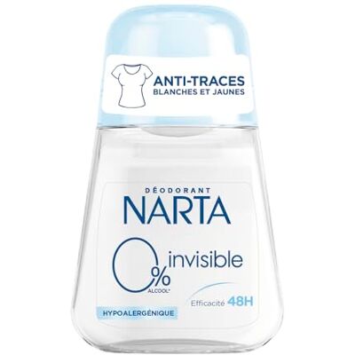 Narta Onzichtbare deodorant bal 0% 50 ml Narta Onzichtbare deodorant bal 0% 50 ml