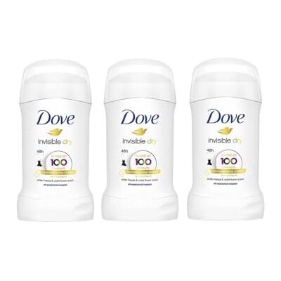 Dove Deodorant Stick Invisible Dry 48H 40 ml (3) Dove Deodorant Stick Invisible Dry 48H 40 ml (3)