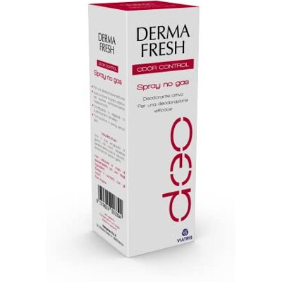 Dermafresh Deodorant Spray Odor Control No Gas. Ideaal bij hypertranspiratie en bijzonder stinkend zweten, 100 ml Dermafresh Deodorant Spray Odor Control No Gas. Ideaal bij hypertranspiratie en bijzonder stinkend zweten, 100 ml