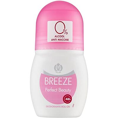 Breeze Perfect Beauty Roll-on Deodorant 48 uur 0% alcohol 50 ml Breeze Perfect Beauty Roll-on Deodorant 48 uur 0% alcohol 50 ml