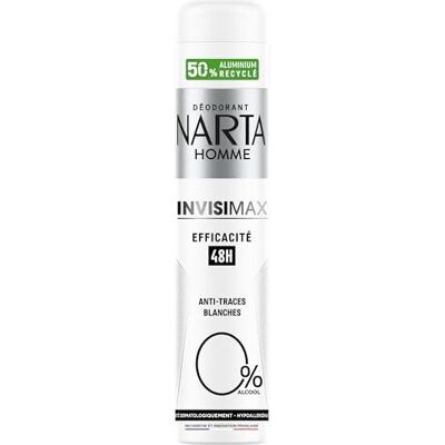 Narta Homme Invisimax Deodorant Spray 0% 200 ml Narta Homme Invisimax Deodorant Spray 0% 200 ml