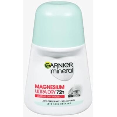 Garnier Ultra Dry 72H Magnetische Roll-on Deodorant, 50 ml, 4 stuks Garnier Ultra Dry 72H Magnetische Roll-on Deodorant, 50 ml, 4 stuks