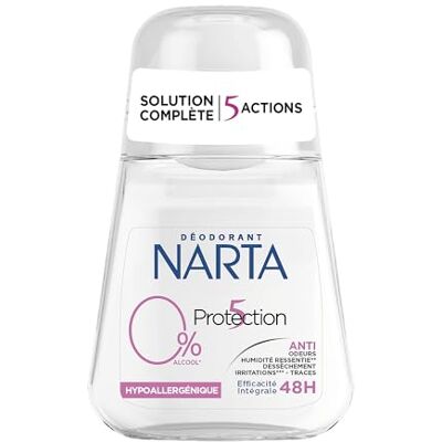 Narta Dames Deodorant Ball Protection 5% 0% 50 ml Narta Dames Deodorant Ball Protection 5% 0% 50 ml