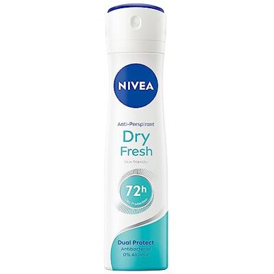 NIVEA Dry Fresh 72 H Spray anti-transpirant pour femme 150 ml NIVEA Dry Fresh 72 H Spray anti-transpirant pour femme 150 ml