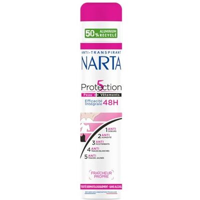 Narta Deodorant Spray Protection 5, 200 ml Narta Deodorant Spray Protection 5, 200 ml