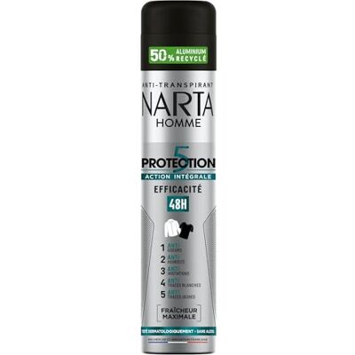 Narta Men Deodorant Spray Protection 5, 200 ml Narta Men Deodorant Spray Protection 5, 200 ml
