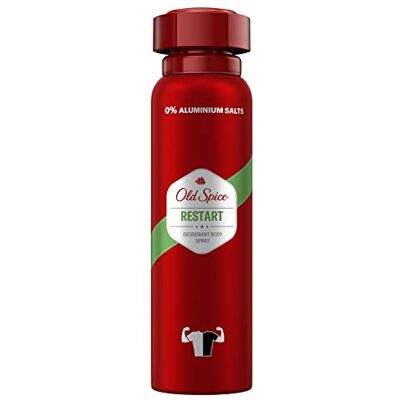 Old Spice Restart deodorant bodyspray, 150 ml, aluminiumvrije deodorant voor mannen, langdurige deodorant Old Spice Restart deodorant bodyspray, 150 ml, aluminiumvrije deodorant voor mannen, langdurige deodorant