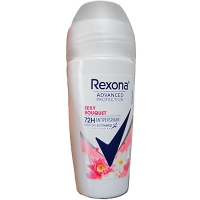 Rexona Roll-on Advanced Protection Deodorant, sexy boeket, 50 ml, 6 stuks Rexona Roll-on Advanced Protection Deodorant, sexy boeket, 50 ml, 6 stuks