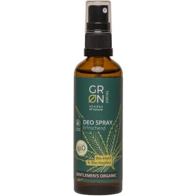 G R N shades of nature GRN Shades of Nature GRN biologische cosmetica deodorant spray 75 ml groen G R N shades of nature GRN Shades of Nature GRN biologische cosmetica deodorant spray 75 ml groen