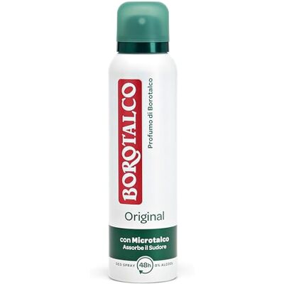 Bizzico Borotalco Roberts Deodorantspray, 150 ml, alcoholvrij, 4 stuks Bizzico Borotalco Roberts Deodorantspray, 150 ml, alcoholvrij, 4 stuks