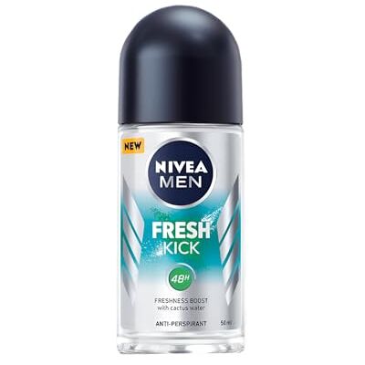 NIVEA Fresh Kick Roll-on Deodorant, 50 ml (6 stuks) NIVEA Fresh Kick Roll-on Deodorant, 50 ml (6 stuks)