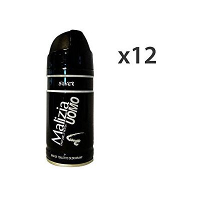 Malizia Uomo Silver Luchtverfrisser, 150 ml, 12 stuks Malizia Uomo Silver Luchtverfrisser, 150 ml, 12 stuks