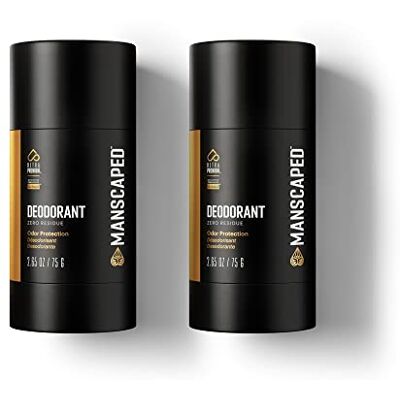 Manscaped Refining The Gentleman MANSCAPED® Deodorant, transparante formule, zacht en zonder aluminium, geurbescherming met kenmerkende geur, stick van 75 g (2 stuks) Manscaped Refining The Gentleman MANSCAPED® Deodorant, transparante formule, zacht en zonder aluminium, geurbescherming met kenmerkende geur, stick van 75 g (2 stuks)