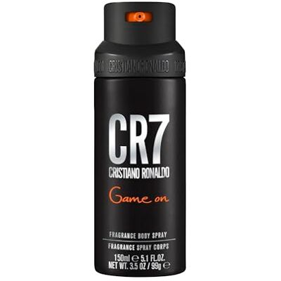 CRISTIANO RONALDO CR7 Game On Body Spray voor heren, 144,59 g (5.1 oz) CRISTIANO RONALDO CR7 Game On Body Spray voor heren, 144,59 g (5.1 oz)