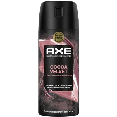 AXE Cocoa Velvet Body Deodorant zonder aluminiumzouten voor 72 uur frisheid, 150 ml AXE Cocoa Velvet Body Deodorant zonder aluminiumzouten voor 72 uur frisheid, 150 ml