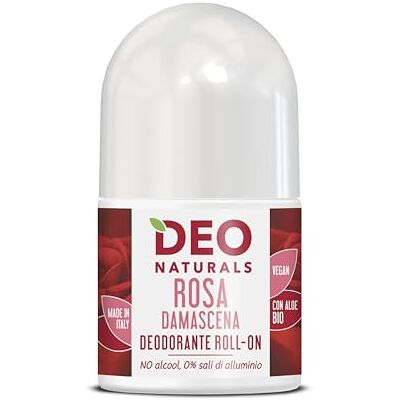 Deo Naturals Deodorant met damastroos, 50 ml, voedend Deo Naturals Deodorant met damastroos, 50 ml, voedend