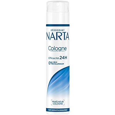 Narta Deodorantspray Cologne effectiviteit 24 uur frisheid Keulen 200 ml (4 stuks) Narta Deodorantspray Cologne effectiviteit 24 uur frisheid Keulen 200 ml (4 stuks)