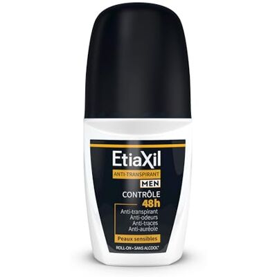 Etiaxil Anti-transpirant deodorant – heren – matig zweten – oksels – controle 48 uur – roll-on – 50 ml Etiaxil Anti-transpirant deodorant – heren – matig zweten – oksels – controle 48 uur – roll-on – 50 ml