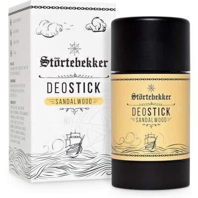 Störtebekker Shaving Accessories Störtebekker® Premium deodorant stick sandelhout verfrissende deodorant voor mannen voor langdurige frisheid cadeau-idee voor mannen Made in Germany 75 g Störtebekker Shaving Accessories Störtebekker® Premium deodorant stick sandelhout verfrissende deodorant voor mannen voor langdurige frisheid cadeau-idee voor mannen Made in Germany 75 g
