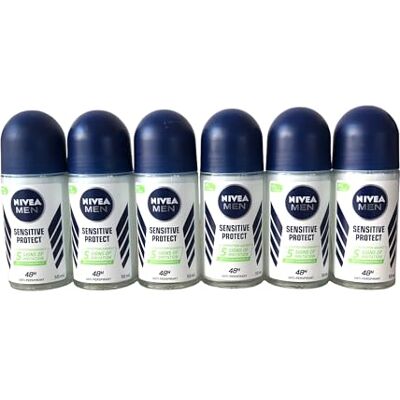 NIVEA Men Roll-On Active Protec deodorant voor heren, 6 stuks NIVEA Men Roll-On Active Protec deodorant voor heren, 6 stuks