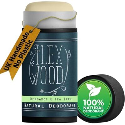 The Ilex Wood Ilex Wood Natural Deodorant Stick Bergamot & Tea Tree 70 ml The Ilex Wood Ilex Wood Natural Deodorant Stick Bergamot & Tea Tree 70 ml