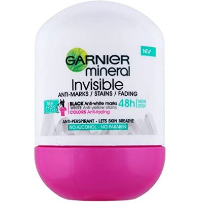 Garnier Onzichtbare deodorant spray mineraal op rol Garnier Onzichtbare deodorant spray mineraal op rol