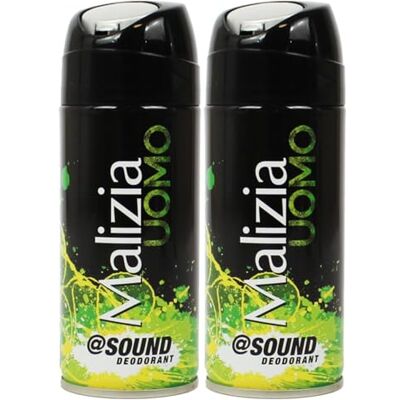 Malizia Homme d'Entente Deodorant Spray 100 ml – Mannelijke Eau de Toilette, intensieve en langdurige geur, frisheid voor de hele dag (Sound 2 stuks) Malizia Homme d'Entente Deodorant Spray 100 ml – Mannelijke Eau de Toilette, intensieve en langdurige geur, frisheid voor de hele dag (Sound 2 stuks)