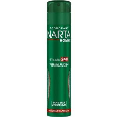 Narta Deodorant verstuiver voor heren, klassiek, 200 ml, 4 stuks Narta Deodorant verstuiver voor heren, klassiek, 200 ml, 4 stuks