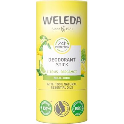 WELEDA Citrus Bergamot Deodorant Stick 24H werkzaamheid Vegan* Natrue gecertificeerd Stick 50 g WELEDA Citrus Bergamot Deodorant Stick 24H werkzaamheid Vegan* Natrue gecertificeerd Stick 50 g