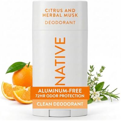 Native Natuurlijke deodorant veganistisch, glutenvrij en dierproefvrij zonder aluminium, parabenen en sulfaten citrusvruchten en muskus op plantaardige basis Native Natuurlijke deodorant veganistisch, glutenvrij en dierproefvrij zonder aluminium, parabenen en sulfaten citrusvruchten en muskus op plantaardige basis