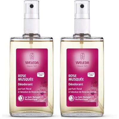WELEDA Rozenbottel deodorantspray, 2 x 100 ml WELEDA Rozenbottel deodorantspray, 2 x 100 ml