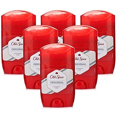 Old Spice Deodorantstick voor heren, 6 stuks, 50 ml Old Spice Deodorantstick voor heren, 6 stuks, 50 ml