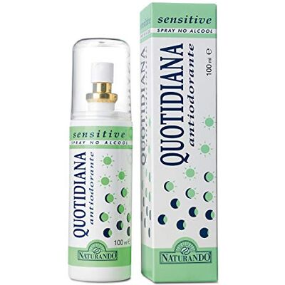 Naturando Dagelijkse anti-geurspray, 100 ml, voorkomt de vorming van slechte geurtjes voor de meest gevoelige huid Naturando Dagelijkse anti-geurspray, 100 ml, voorkomt de vorming van slechte geurtjes voor de meest gevoelige huid
