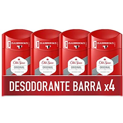 Old Spice Original Deodorantstick voor heren, 50 ml, 4 stuks Old Spice Original Deodorantstick voor heren, 50 ml, 4 stuks