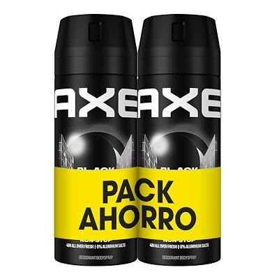 AXE Bodyspray Black Pack anti-transpirant deodorant 2 x 150 ml AXE Bodyspray Black Pack anti-transpirant deodorant 2 x 150 ml