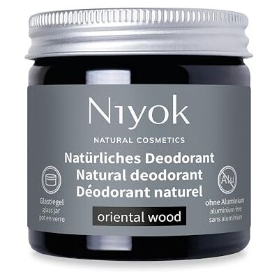 Niyok ® 2-in-1 deodorant "Oriental Wood" (40 ml) • Natuurlijke deodorant zonder aluminium • 24 uur bescherming tegen geuren en zweet • uniseks crème deodorant • deodorant Niyok ® 2-in-1 deodorant "Oriental Wood" (40 ml) • Natuurlijke deodorant zonder aluminium • 24 uur bescherming tegen geuren en zweet • uniseks crème deodorant • deodorant